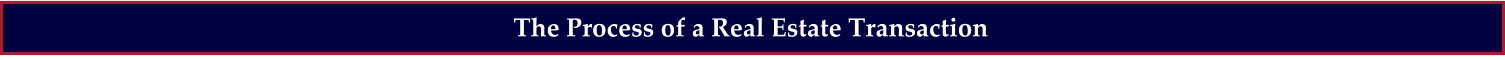 The Process of a Real Estate Transaction